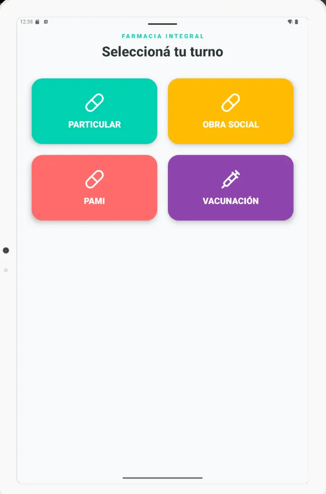 Selección de turno